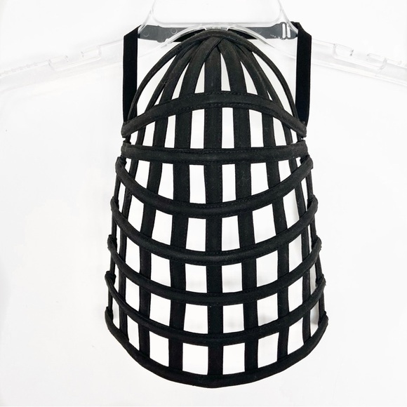 CHROMAT Extended Grid Cage Visor Face mask Tech-Royal SS15 Collection main image 6